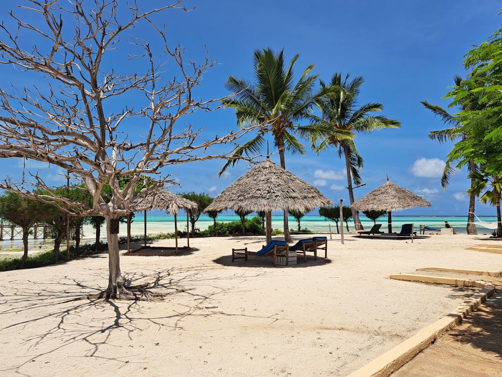 Relaxplekken voorbeeldaccommodatie Zanzibar Reef and Beach resort